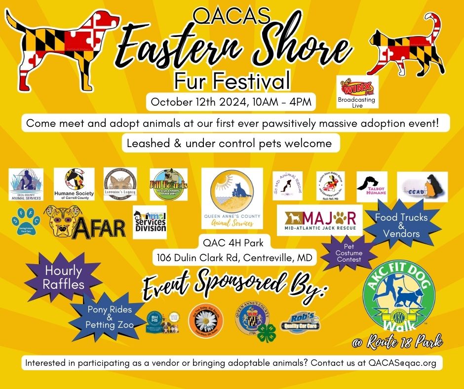 Eastern Shore Fur Festival Poster