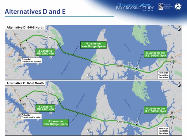 Alternatives D and E